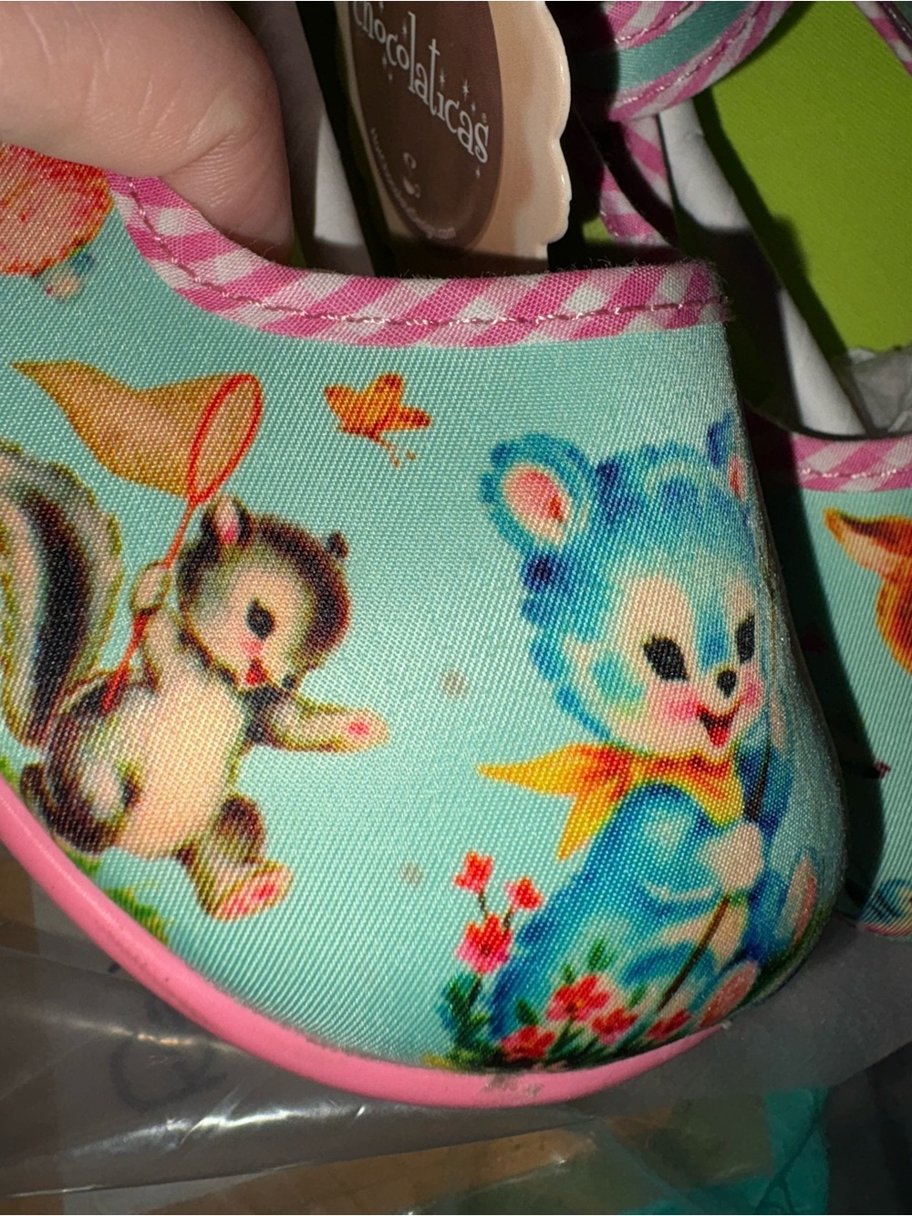 NWT Hot Chocolate Design Kitschy Friends Mary Jane Shoes Sz 8 - Picture 3 of 4